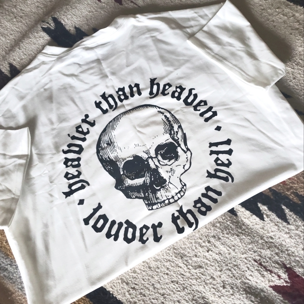 Womens Graphic Tee- White